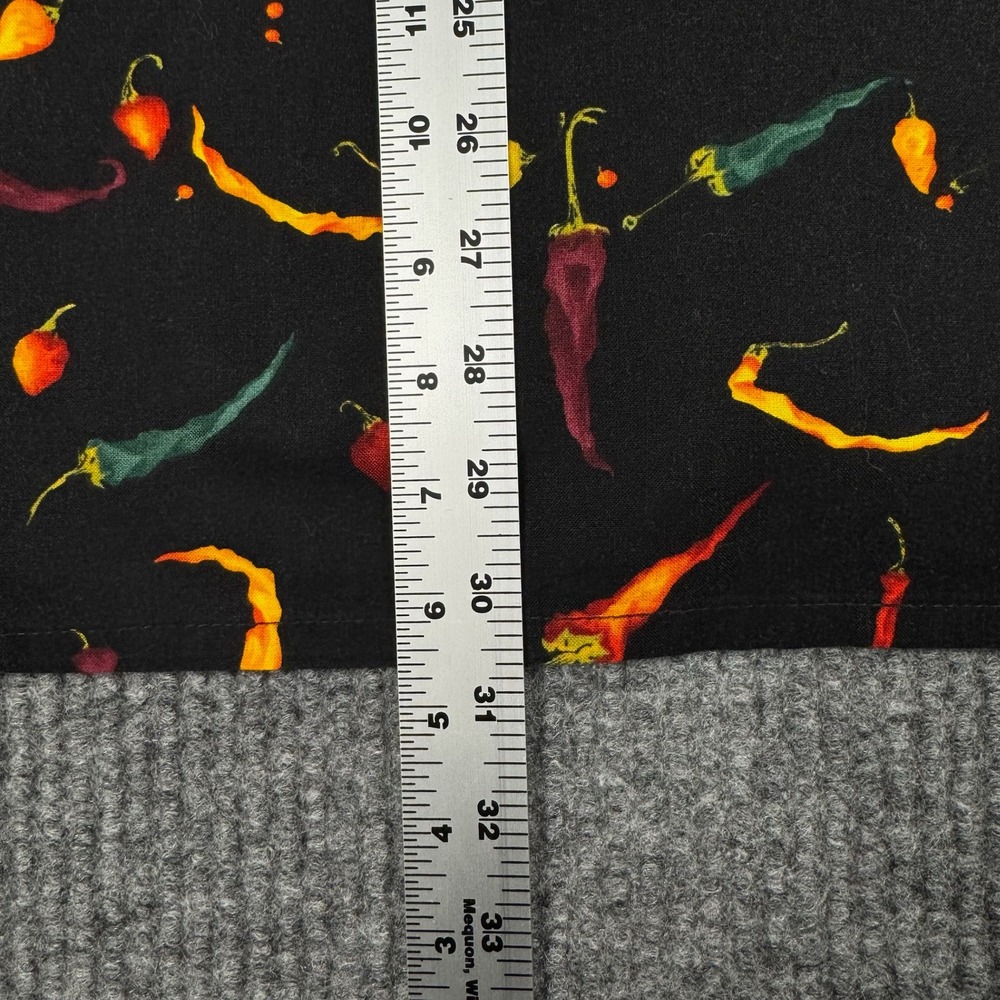 Vtg 90s Scorpio Camp Shirt Mens XL Short Sleeve Chili Pepper Print Made in USA - Picture 8 of 8